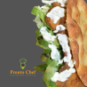 Focaccina Cotoletta di pollo lattuga e maionese